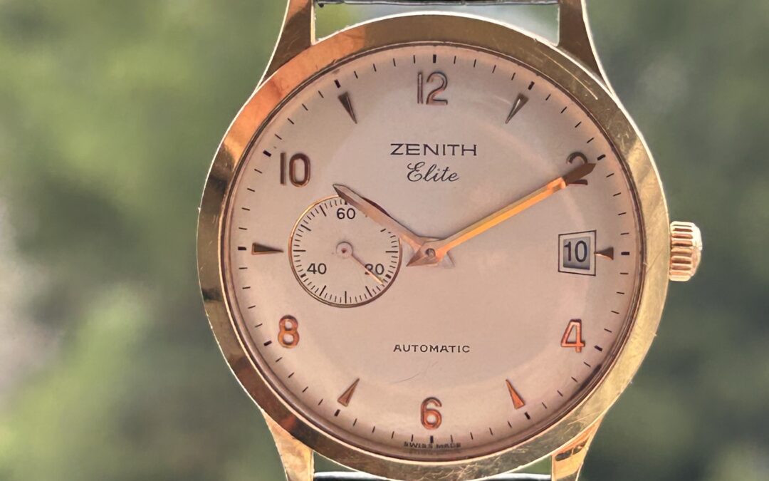 Zenith Elite – Oro amarillo de 18 quilates – Calibre 680