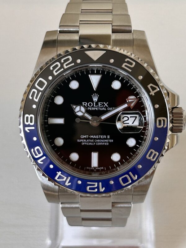 Rolex GMT-Master II Batman Box & Signed Papers